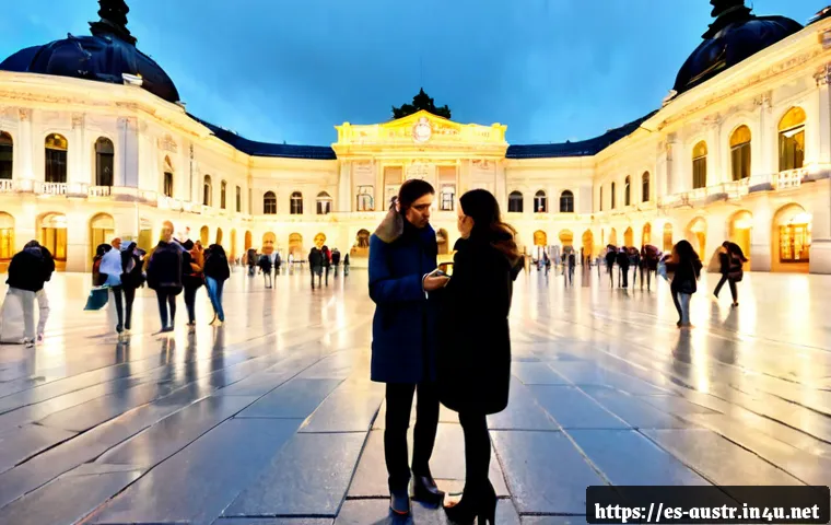 빈 국립오페라극장 공연 일정 - Photorealistic wide-angle view of Vienna’s grand historic opera house at blue hour, elegant European...